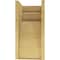 Ekena Millwork 9"W x 9"D x 18"H Wide Viola Rough Cedar Woodgrain TimberThane Corbel, Primed Tan CORUR09X09X18VIORCPR - alternate 3
